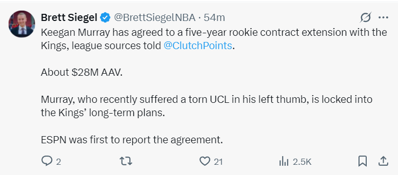 ms又透露, Ock, 直与国王紧